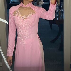 Pink Ao Dai